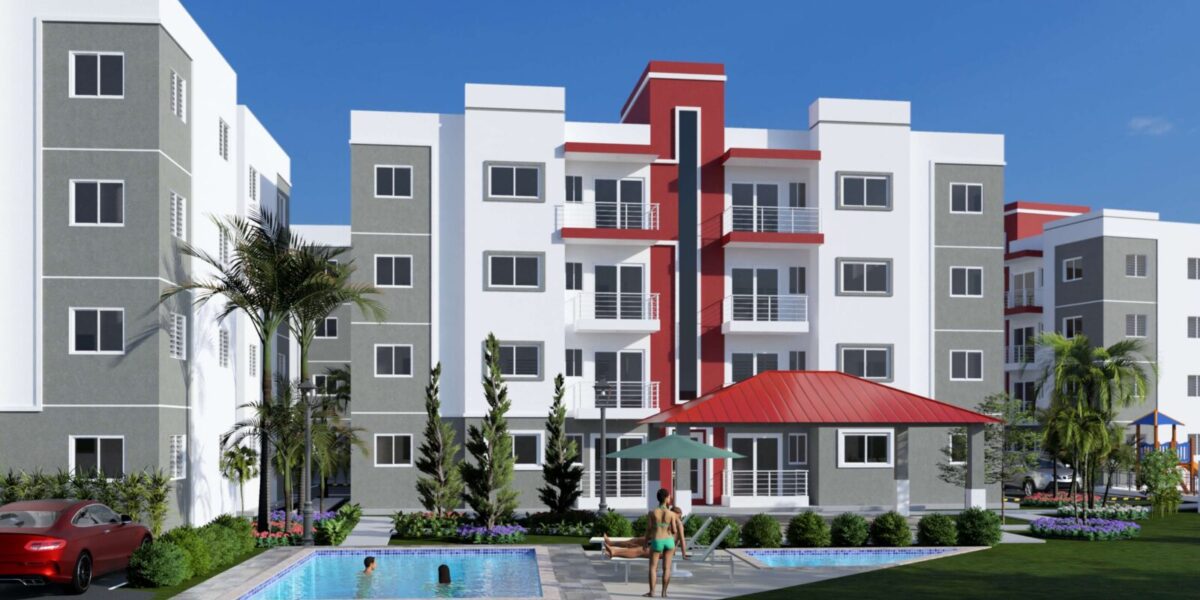 Apartamentos cerca de la Ave. Jacobo Majluta en Santo Domingo Norte